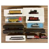 A Collection of Eleven Vintage N-Scale Model Train