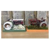 A Pair of Custom Weathered 1/16 Scale Ertl Die-Cas