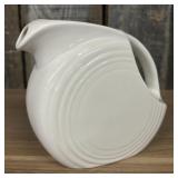 Homer Laughlin Fiesta White Small Disc Pitcher