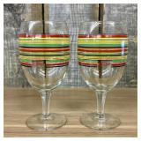 A Pair of Fiesta Mambo Coordinates Multi-Color Str