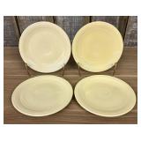 A Set of Four Homer Laughlin Fiesta Yellow Bread a