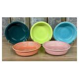 A Set of Homer Laughlin Fiesta Glazed Earthenware