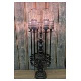 Mediterranean Spanish Revival Six Light Candelabru