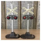 A Pair of Lionel No. 154 Automatic Highway Crossin