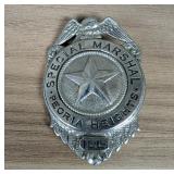Vintage Peoria Heights Illinois Special Marshal Si