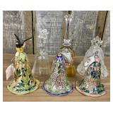 An Assortment of Seven Decorative Porcelain, Glass