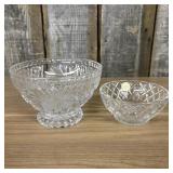 Two Cut Lead Crystal Bowls Including Lenox