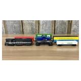 A Collection of Seven Life-Like HO Scale Model Tra