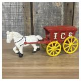 Horse-Drawn Ice Delivery Wagon Toy