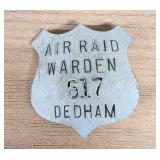 WWII US Civilian Defense Air Raid Warden Identific