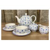 Arzberg Hutschenreuther Blue Flower Porcelain Tea