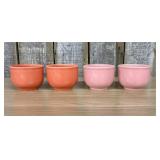 A Set of Four Homer Laughlin Fiesta Bouillon Bowls