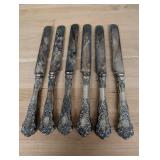 Set of Six Gorham Buttercup Pattern Sterling Silve