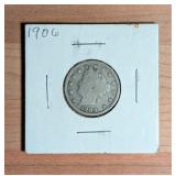 1906 US Liberty Head V Nickel