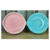 Two Homer Laughlin Fiesta Ceramic Serving Platters