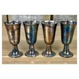 A Set of four Wallace Baroque Silver-Plated Cordia