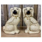 A Pair of Carlton Varney Ceramic Staffordshire Spa