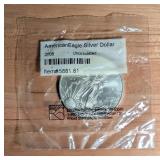 2008 American Eagle 1 oz .999 Fine Silver Dollar