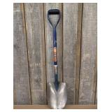Vintage Belknap Blue Grass D-Handle Round Point Sh