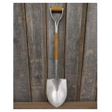 Vintage Blue Grass Brand Round-Point Digging Shove