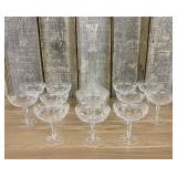 A 14-Piece Cut Crystal Beverage Service in Pinwhee
