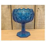 Kemple McKee Star-Cane Quintec Cobalt Blue Pedesta