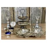 An Assortment of Gorham and Other Silver Plated Ta