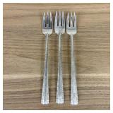 A Trio of Towle Sterling Silver Cocktail Forks in