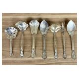A Group of Seven Gorham Strasbourg Sterling Silver
