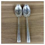 A Pair of Towle Sterling Silver Candlelight Patter