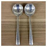 A Pair of Towle Sterling Silver Candlelight Patter