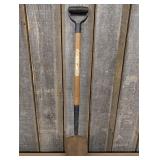 Vintage Belknap Blue Grass D-Handle Steel Digging