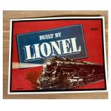 Licensed Lionel Trains 1939 Catalog Cover Embossed