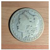 1879 US Morgan Silver Dollar