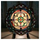 Chloe Tiffany Style Stained Glass Table Screen Lam