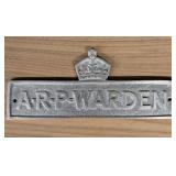 WWII British Civil Defense Air Raid Precautions AR