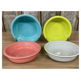 A Set of Homer Laughlin Fiesta Mixed Color Cereal