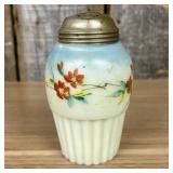 Gillinder and Sons Six Rib Melon Opalware Satin Gl
