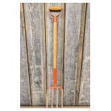 Belknap Mohawk 4-Tine Forged Steel Spading Fork wi