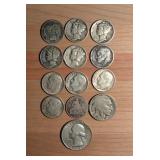 A Collection of US Coins including 90% Silver Issu