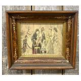 Victorian Hand-Colored Fashion Plate Engraving in