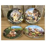 A Set of M.J. Hummel Danbury Mint Collector Plates