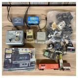 An Assortment of Vintage HO and N Scale Model Trai