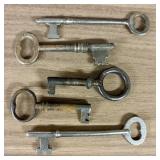 Collection of Five Antique and Vintage Ferrous Met