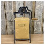 Elgin Antique Metal Butter Churn