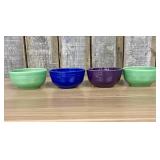 A Set of Fiesta Gusto Soup and Cereal Bowls in Mix