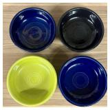 A Set of Four Fiesta Ceramic Fruit Bowls in Cobalt