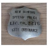 Vintage New Bedford Massachusetts Special Police S