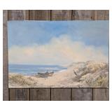 Gert, Coastal Dune Landscape with Beached Rowboats