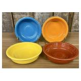 A Set of Four Homer Laughlin Fiesta Glazed Earthen